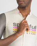 SPORTFUL Kurzarm Fahrradtrikot - SUPERGIARA 2 - Elfenbein/Grau