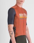 SPORTFUL Kurzarm Fahrradtrikot - SUPERGIARA 2 - Orange/Blau