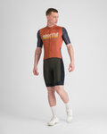 SPORTFUL Kurzarm Fahrradtrikot - SUPERGIARA 2 - Orange/Blau
