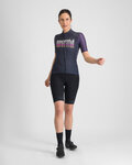 SPORTFUL Kurzarm Fahrradtrikot - SUPERGIARA LOGO 2 - Blau/Lila