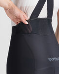 SPORTFUL Kurze Fahrradhose mit Trägern - LTD 2 - Schwarz