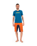KARPOS Fahrradshorts ohne Träger - BALLISTIC EVO - Orange