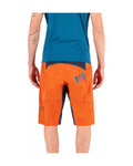 KARPOS Fahrradshorts ohne Träger - BALLISTIC EVO - Orange