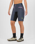 KARPOS Fahrradshorts ohne Träger - BALLISTIC EVO W - Blau/Schwarz