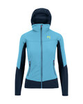 KARPOS Winddichte Fahrradjacke - LAVAREDO W - Hellblau/Blau