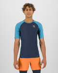 KARPOS Kurzarm Fahrrad-Shirt - LAVAREDO - Schwarz/Blau