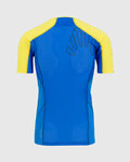 KARPOS Kurzarm Fahrrad-Shirt - LAVAREDO - Blau/Gelb