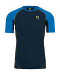 KARPOS Kurzarm Fahrrad-Shirt - LAVAREDO - Schwarz/Blau