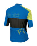 KARPOS Kurzarm Fahrradtrikot - JUMP - Blau/Schwarz