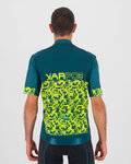 KARPOS Kurzarm Fahrradtrikot - JUMP - Gelb/Blau