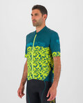 KARPOS Kurzarm Fahrradtrikot - JUMP - Gelb/Blau