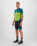 KARPOS Kurzarm Fahrradtrikot - JUMP - Gelb/Blau