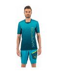 KARPOS Kurzarm Fahrradtrikot - VERVE - Türkis