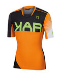KARPOS Kurzarm Fahrradtrikot - VERVE - Orange/Schwarz