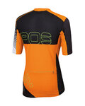 KARPOS Kurzarm Fahrradtrikot - VERVE - Orange/Schwarz