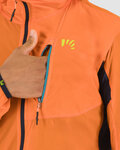 KARPOS Winddichte Fahrradjacke - LOT EVO - Orange/Schwarz