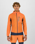 KARPOS Winddichte Fahrradjacke - LOT EVO - Orange/Schwarz