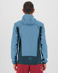 KARPOS Winddichte Fahrradjacke - LOT EVO - Hellblau/Schwarz