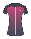 KARPOS Kurzarm Fahrradtrikot - VERVE EVO W - Blau/Rosa