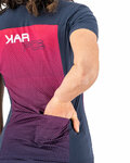 KARPOS Kurzarm Fahrradtrikot - VERVE EVO W - Blau/Rosa