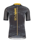 KARPOS Kurzarm Fahrradtrikot - GREEN FIRE - Schwarz/Gelb