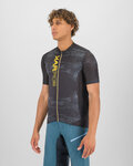 KARPOS Kurzarm Fahrradtrikot - GREEN FIRE - Schwarz/Gelb