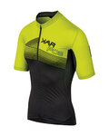 KARPOS Kurzarm Fahrradtrikot - GREEN FIRE - Gelb/Schwarz
