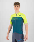KARPOS Kurzarm Fahrradtrikot - GREEN FIRE - Gelb/Grün