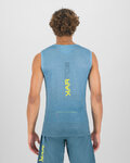 KARPOS Ärmelloses Fahrrad-Shirt - VERVE MESH - Blau
