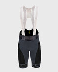 KARPOS Kurze Fahrradhose mit Trägern - VERVE EVO - Schwarz/Grau