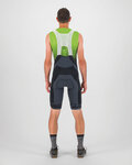 KARPOS Kurze Fahrradhose mit Trägern - VERVE EVO - Schwarz/Grau