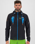 KARPOS wasserfeste Jacke - LAVAREDO RAIN - Schwarz/Blau