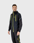 KARPOS wasserfeste Jacke - LAVAREDO RAIN - Schwarz/Grün