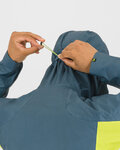 KARPOS wasserfeste Jacke - LAVAREDO RAIN EVO - Gelb/Blau