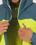 KARPOS wasserfeste Jacke - LAVAREDO RAIN EVO - Gelb/Blau