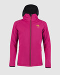 KARPOS Winddichte Fahrradjacke - LAVAREDO WINTER KIDS - Rosa/Schwarz