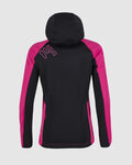 KARPOS Winddichte Fahrradjacke - LAVAREDO WINTER KIDS - Rosa/Schwarz