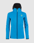 KARPOS Winddichte Fahrradjacke - LAVAREDO WINTER KIDS - Blau/Schwarz