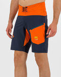 KARPOS Fahrradshorts ohne Träger - VAL DI DENTRO - Blau/Orange