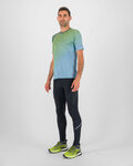 KARPOS Kurzarm Fahrrad-Shirt - LAVAREDO ULTRA - Grün/Blau