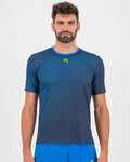KARPOS Kurzarm Fahrrad-Shirt - LAVAREDO ULTRA - Schwarz/Blau