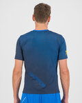 KARPOS Kurzarm Fahrrad-Shirt - LAVAREDO ULTRA - Schwarz/Blau