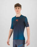 KARPOS Kurzarm Fahrradtrikot - VAL DI DENTRO - Schwarz/Orange