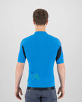 KARPOS Kurzarm Fahrradtrikot - PRALONGIA EVO - Blau