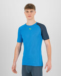 KARPOS Kurzarm Fahrrad-Shirt - DINAMICO OCTA - Blau