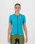 KARPOS Kurzarm Fahrradtrikot - PRALONGIA EVO W - Blau