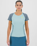 KARPOS Kurzarm Fahrrad-Shirt - LAVAREDO EVO W - Blau/Grau