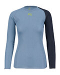 KARPOS Langarm Fahrrad-Shirt - DINAMICO OCTA W - Blau
