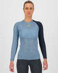 KARPOS Langarm Fahrrad-Shirt - DINAMICO OCTA W - Blau