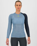 KARPOS Langarm Fahrrad-Shirt - DINAMICO OCTA W - Blau